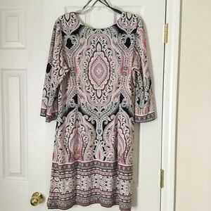 Studio One Dresses - Studio One Dress, Sz XL, embossed paisley pattern Studio One Dresses - Studio One Dress, Sz XL, embossed paisley pattern